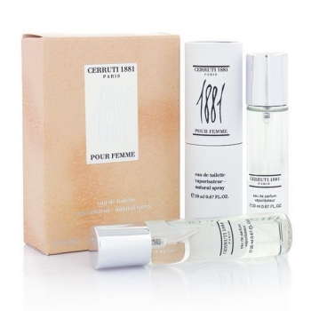 CERRUTI 1881 FOR WOMEN EDT 3x20ml
