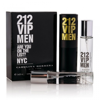 CH 212 VIP FOR MEN EDT 3x20ml