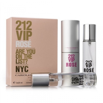 CH 212 VIP ROSE FOR WOMEN EDP 3x20ml