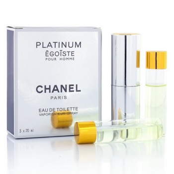 CHANEL EGOISTE PLATINUM FOR MEN EDT 3x20ml