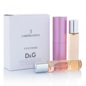 D&G 3 L`IMPERATRICE FOR WOMEN EDT 3x20ml
