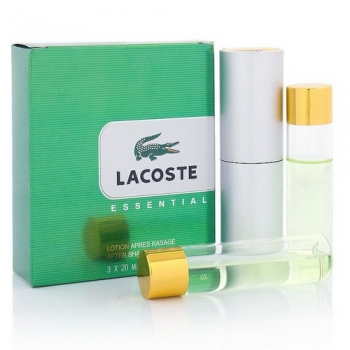 L.А.С.О.S.Т.Е ESSENTIAL FOR MEN EDT 3x20ml
