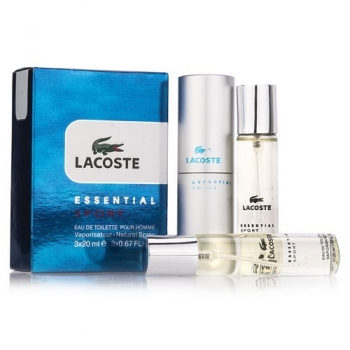 L.А.С.О.S.Т.Е ESSENTIAL SPORT FOR MEN EDT 3x20ml
