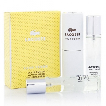 L.А.С.О.S.Т.Е POUR FEMME EDP 3x20ml